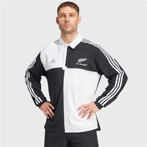 Adidas All Blacks Long Sleeve Culture Jersey Whiteblack