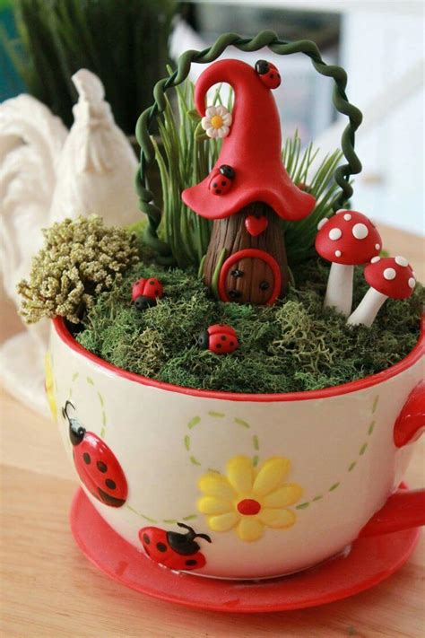 Cute Teacup Mini Gardens Ideas Page Of