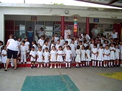 Himno del jardin de niños Josefina B Nuñez interpretado por alumnos y