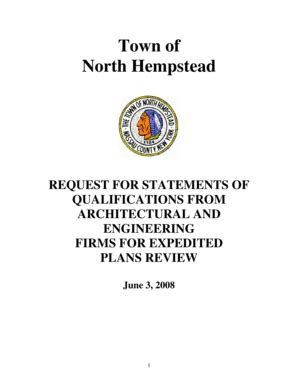 Fillable Online Town Of North Hempstead Request For Proposals Fax