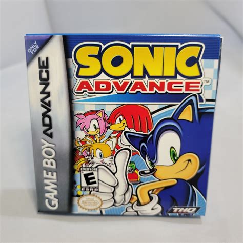 Sonic Advance Ntsc Gameboy Advance Gba En Reproduction Box And Inner