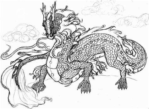 Eastern Dragon Sketch By Lunasgirl On Deviantart