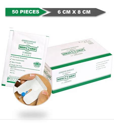 Medigrip Iv Cannula Non Woven Adhesive Bandage Non Woven Iv