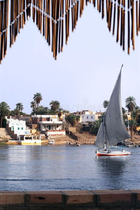 Cruise On Egyptian Felucca A Cruise On An Egyptian Felucca On The