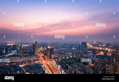 City night view Stock Photo - Alamy