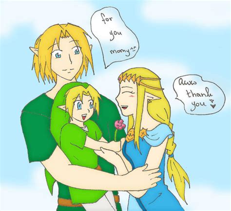 Zelda Link And Their Child By Sparxpunx On Deviantart