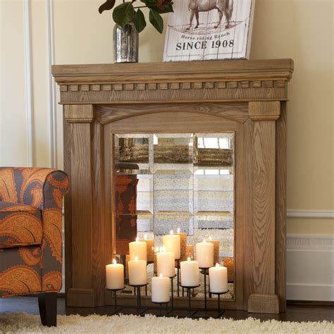 Create Your Own Custom Made Fake Fireplace Mantel Fireplace Design Ideas