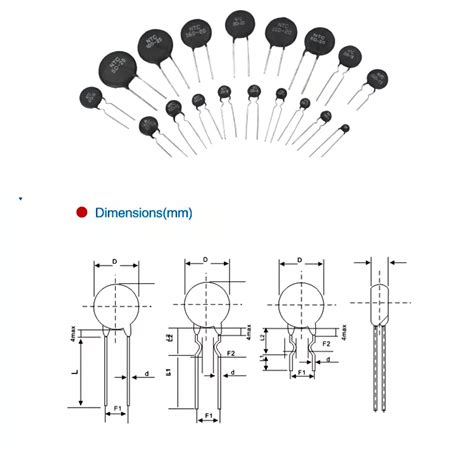 Power Mf72 50d 9 Ntc Thermistor 50 Ohm Resistor 9mm For Electronic ...