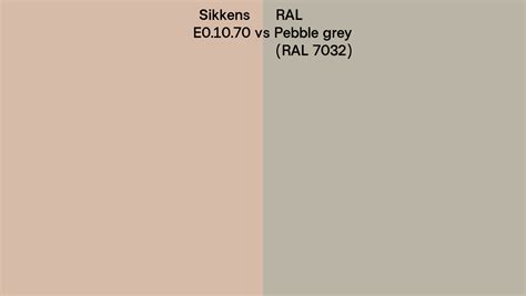 Sikkens E Vs Ral Pebble Grey Ral Side By Side Comparison