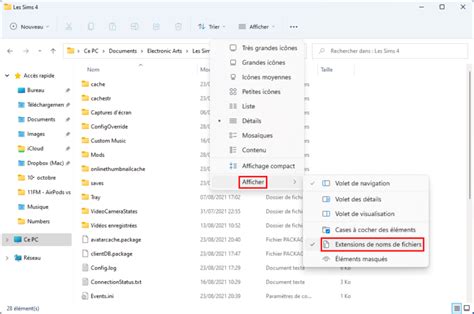 Windows Afficher Les Extensions De Noms De Fichiers Le Crabe Info