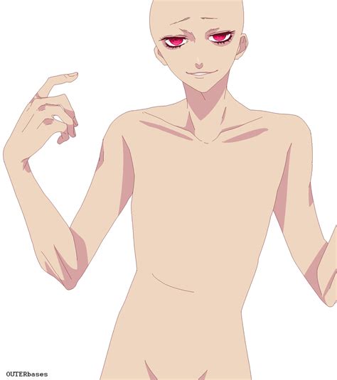 Drawing Base Male Smirk Base By Outerbases Dekorisori