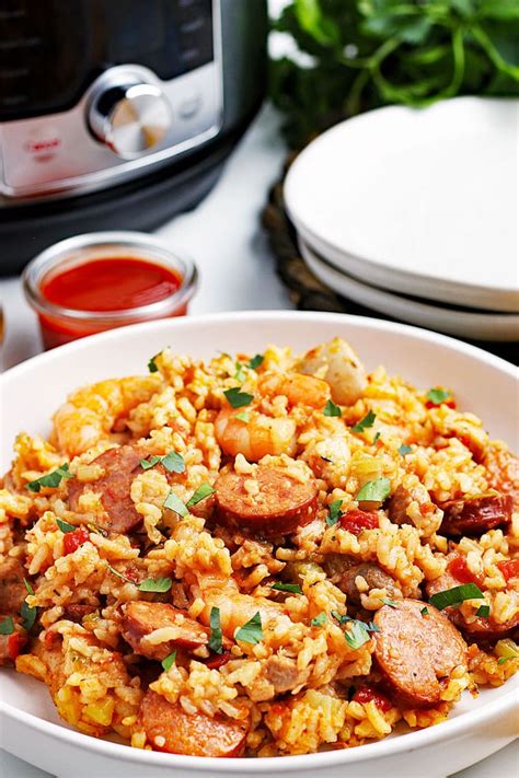 Spicy Instant Pot Jambalaya Recipe This Mama Cooks On A Diet