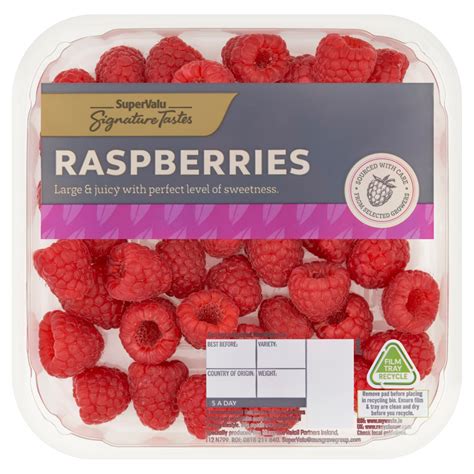 Supervalu Signature Tastes Irish Raspberries 225 G Storefront En