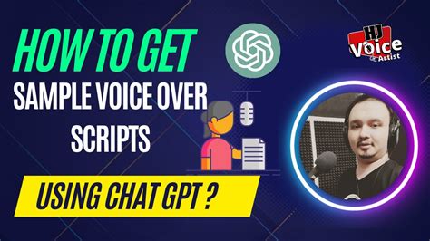 How To Get Sample Voice Over Scripts Using Chat Gpt Sample Voice Over