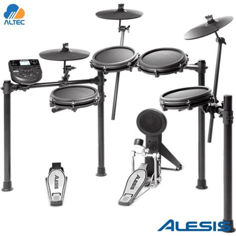 Alesis Nitro Mesh Kit Bater A Electr Nica De Ocho Piezas Con Parches