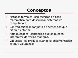 Metodos Formales Ppt