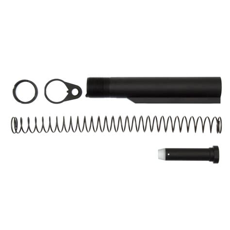 AR 15 Enhanced Buffer Tube Kit Carbine Mil Spec 6 Position San Tan