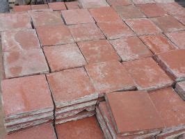 Reclaimed Red Quarry Tiles 6x6"