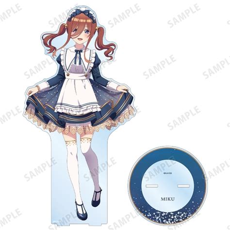 駿河屋 [新品] 中野三玖 星空メイドver 描き下ろし 特大アクリルスタンド 「五等分の花嫁∽」（その他）