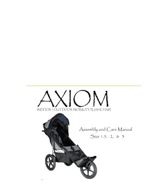 Fillable Online Adaptive Star Axiom Improv Assembly And Care Manual