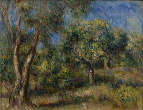 Pierre Auguste Renoir Paysage De Cagnes Le Site Officiel Du Mus E