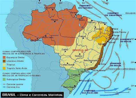 Brazil Climate Map - Mapsof.Net