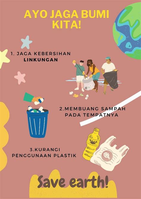 Poster Ayo Jaga Bumi Kita