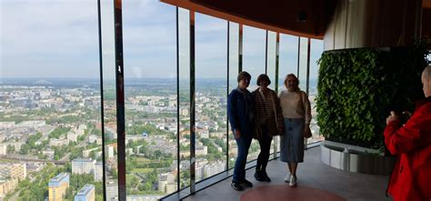 Sky Tower we Wrocławiu punkt widokowy Wrocław City Tour