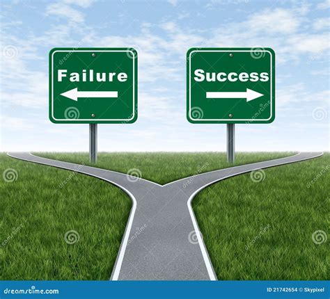 Success And Failure Stock Illustration Illustration Of Destination