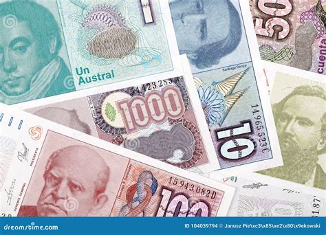 Old Argentinian Pesos, a Background Stock Photo - Image of money, argentina: 104039794