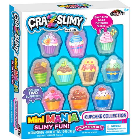 Cra Z Slimy Mini Mania Slimy Fun Cupcake Collection Totally Toys