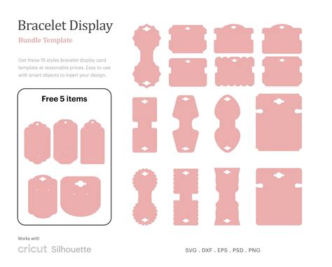 Bracelet Display Card Template