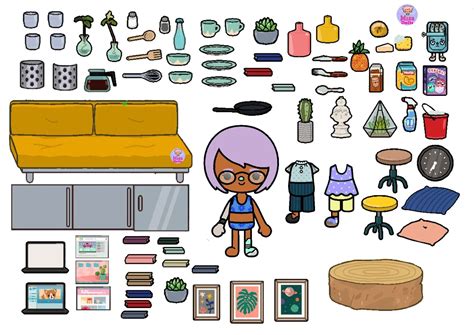 Awasome Toca Boca Printable Paper Doll 2024