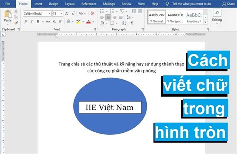 Hướng dẫn cách vẽ hình tròn trong word 2010 đơn giản và hiệu quả