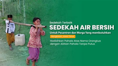 ALIRKAN PAHALA DENGAN SEDEKAH AIR YouTube