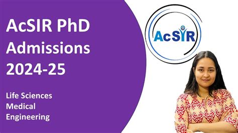 Acsir Phd Admissions Ii Csir Phd Admission Ii Last Date