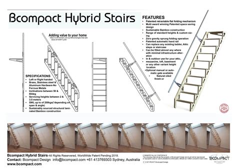 Bcompact Hybrid Stairs Ladders Folding Stairs Stair Ladder Stairs