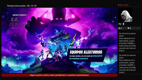 Jugando Fortnite EN VIVO YouTube