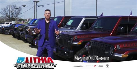 Now Is The Time To Buy At Lithia CJDR Of Bryan College Station YouTube