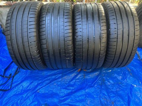 【傷や汚れあり】24540r1826535r184本michelin Pilot Sport 5中古タイヤ 残溝95 2022