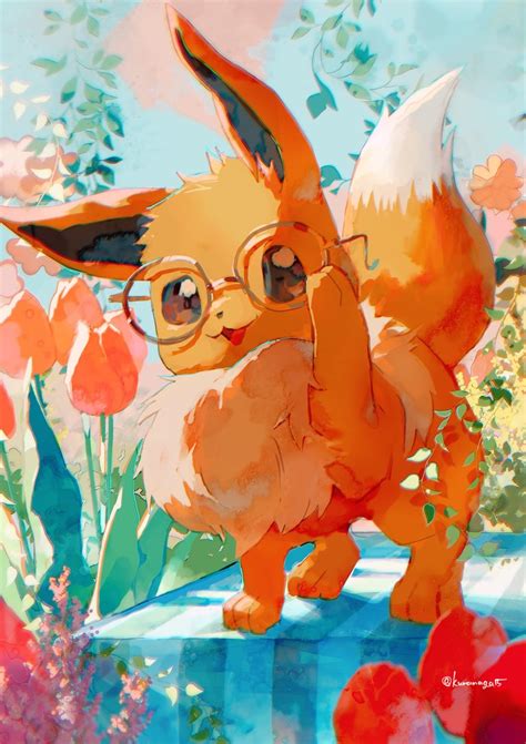 Eevee Pokemon Drawn By Nagakura Seven Walkers Danbooru