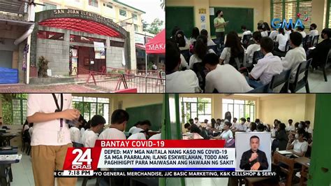 Deped May Mga Naitala Nang Kaso Ng Covid Sa Mga Paaralan Ilang