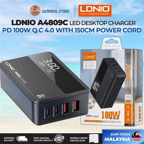 Ldnio A C W Desktop Charger Pd Super Fast Charging Desktop