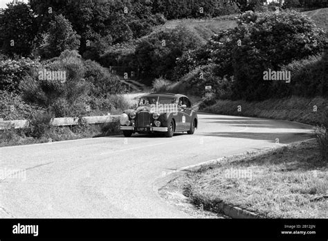 PESARO COLLE SAN BARTOLO ITALY MAY 17 2018 JAGUAR MARK VII 1951