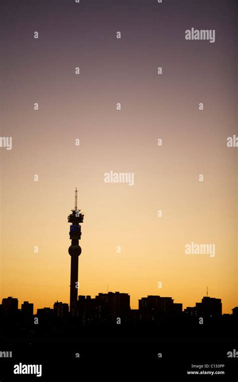 View of Johannesburg City Skyline, Gauteng Province, South Africa Stock ...