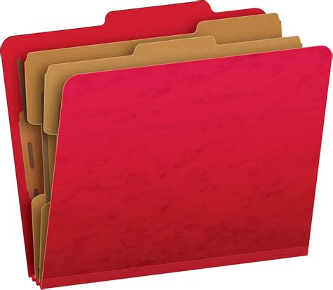 Pendaflex Color Pressboard End Tab Classification Folders