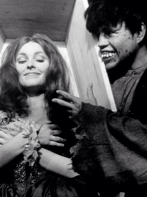 Terry Downes And Sharon Tate Having Fun On The Set Of The Fearless Vampire Killers Sharon