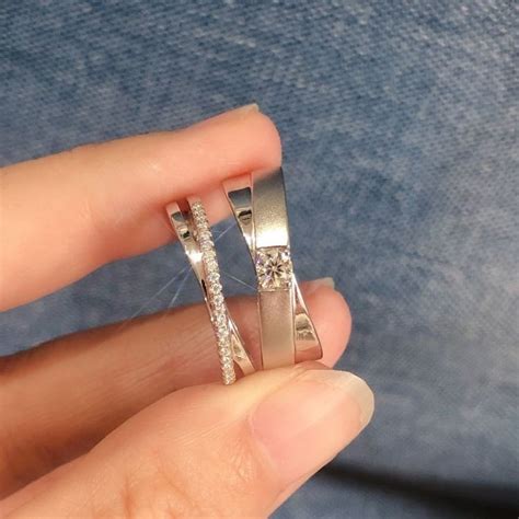 Unique Infinity Love Matching Promise Rings For Couples In Sterling Silver