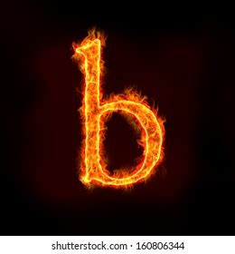 Single Letter Fire Flames Alphabet On Stock Photo Shutterstock