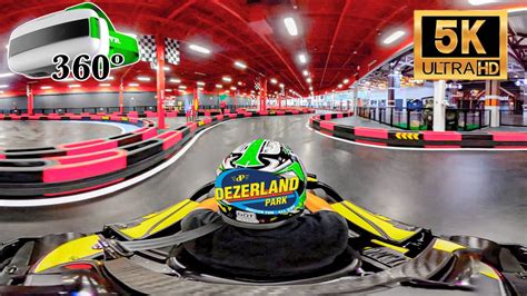 First run on the Dezerland Action park Orlando Go Kart Track in 5K 360º VR - YouTube